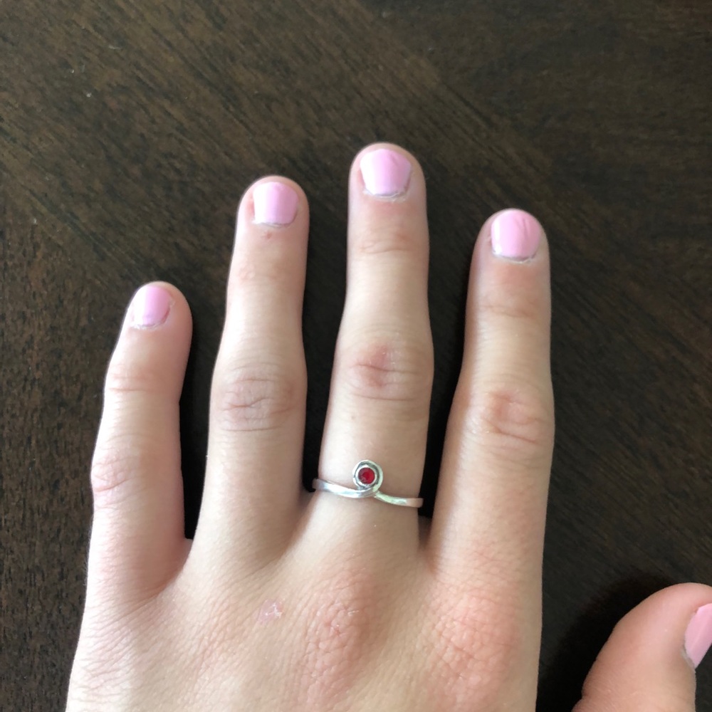 Ruby Stone Ring - image 2